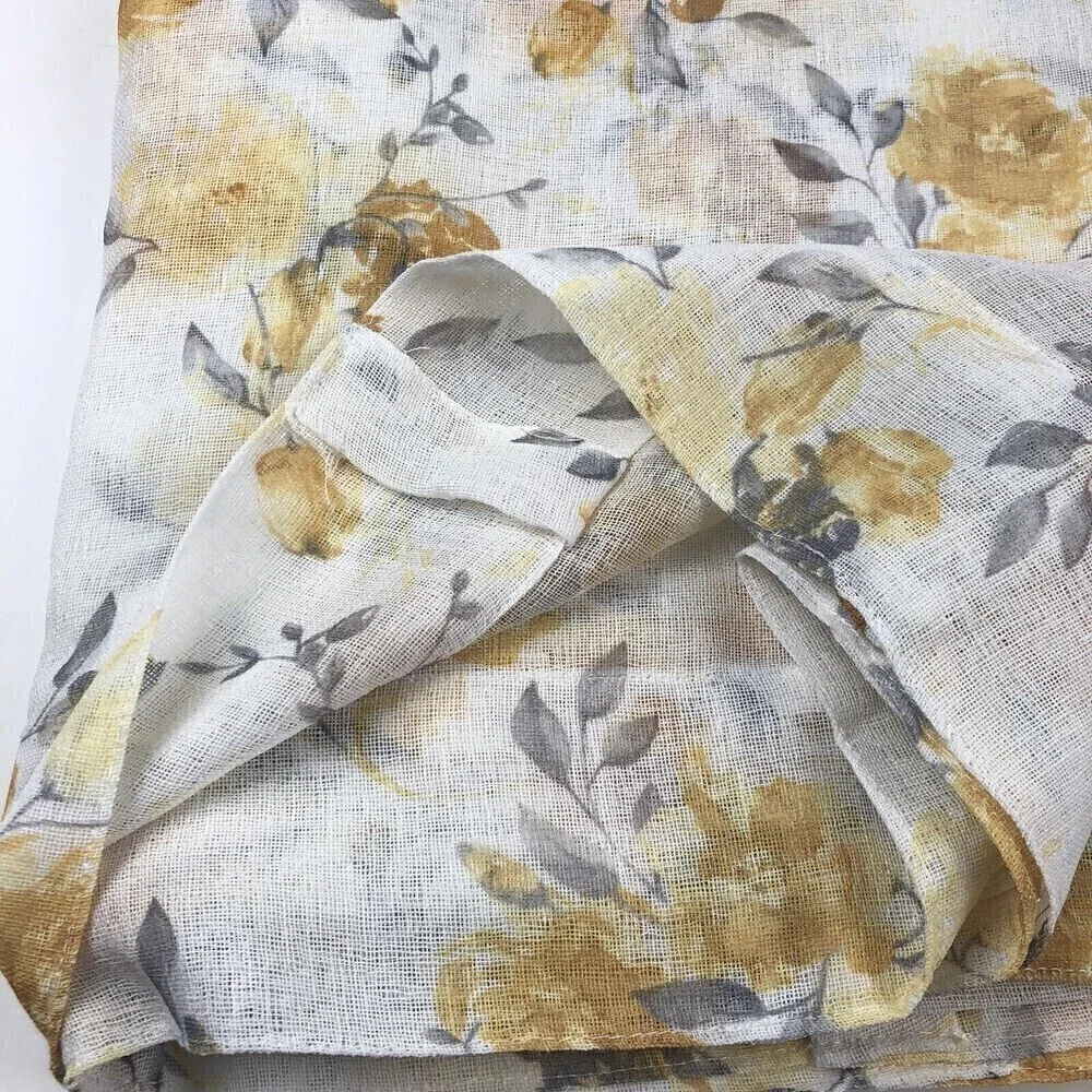 Ralph Lauren Floral Window Panels 50x96 in drapes romantic cottage
